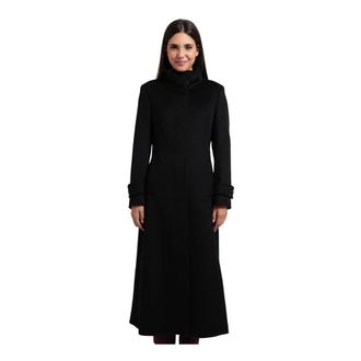 Pennyblack Corsaro Lange Jas - Dames - Mantel - Zwart - XS - Wol - Jassen