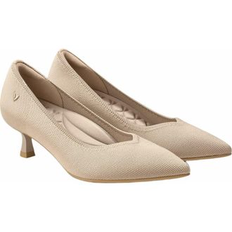 Vivaia Pointed-Toe Kitten Heels in Almond at Nordstrom, Size 6.5