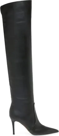 Gianvito Rossi Hansen Cuissard Boot in Black Nappa at Nordstrom, Size 40.5