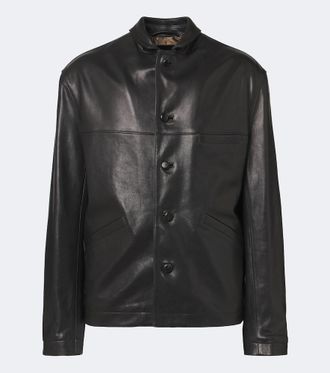 Christophe Lemaire Giacca in pelle
