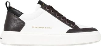 Alexander Smith Luxe Straatstijl Donkerbruin Wit - Heren - Sneakers - Veelkleurig - 41 EU - Schoenen