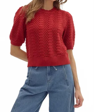 Entro Scottie Top In Red