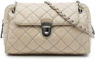Prada Pre-owned Prada Impuntu Tessuto Chain Flap Crossbody Ladies QQDLDNQZAM1E75RC