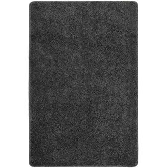 vidaXL Alfombra Peluda Antideslizante Gris Oscuro 200x290 Cm Vidaxl