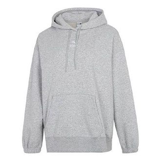 Puma (WMNS) PUMA Classics Oversized Logo Hoodie Grey 535320-04