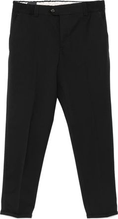 Pantaloni Torino Pantaloni in lana con vita elasticizzata - Nero