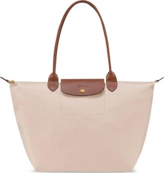 Longchamp Borsa a spalla Le Pliage grande - Toni neutri