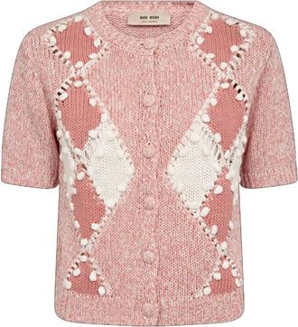 Mos Mosh Cardigans - Dames - Vesten - Roze - XS - Truien & Vesten
