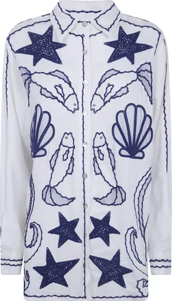 Farm Rio Shirt Fresh Fish