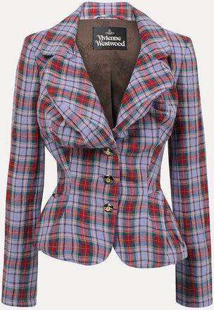 Vivienne Westwood Drunken Jacket Louth Tartan 38 Women