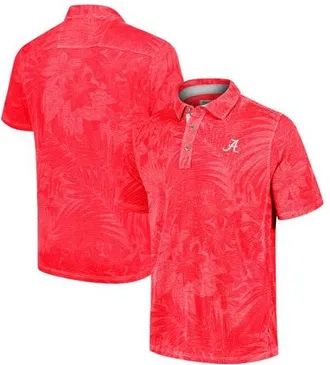 Tommy Bahama Mens Tommy Bahama Crimson Alabama Crimson Tide Sport Santiago Paradise Polo at Nordstrom, Size X-Large