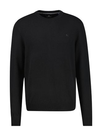 Lerros Strickpullover LERROS, Herren, Gr. 3XL, platinum grau melange, Strick, Obermaterial: 88% Schurwolle, 12% Kaschmir, meliert, regular fit normal, Rundha