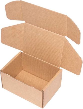 Bigbuy Confezione da 20 Scatole in Cartone Kraft Auto-Montanti con Coperchio - Doppia Parete, Resistenti per Spedizioni, E-commerce e Corrieri con misure