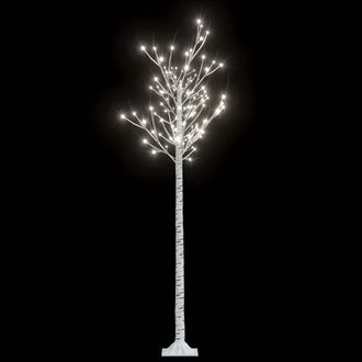 vidaXL &Aacute;rbol De Navidad Led Blanco Fr&iacute;o Sauce Interior Exterior 1,8 M Vidaxl