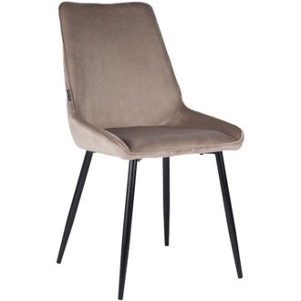 OEM Silla Lars Q Tapizada En Terciopelo Beige