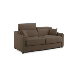 Divani.Store Amber Sof&aacute; Cama Convertible Con Tela Desmontable 211 Cm (mat. 160x197) Marr&oacute;n
