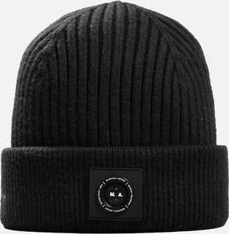 Marshall Artist Mens Marshall Artist Siren Cable Knit Beanie Hat Black - Size: ONE size