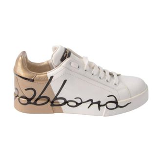 Dolce & Gabbana Portofino Trainers - female - Dolce & Gabbana - Sneakers - White - 3 1/2 UK - Shoes