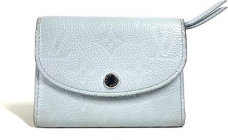 Louis Vuitton Monogram Empreinte Blue Monogram Empreinte Wallet (Bi-Fold) (Pre-Owned)