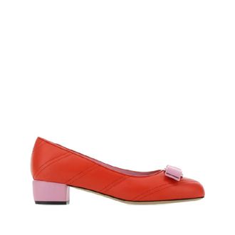 Ferragamo Dames, Schoenen, Rood, Maat: 36 1/2 EU Leer