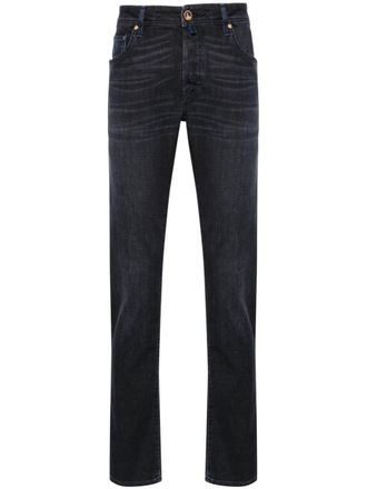 Jacob Cohen Jeans slim Nick a vita media - Blu