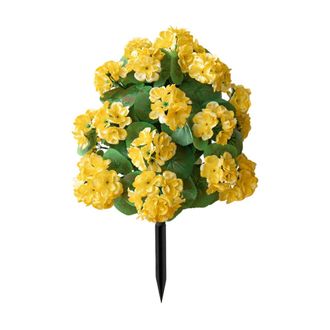 OEM Planta Artificial De Exterior, Flor De Begonia - Amarilla