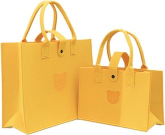 Generic JBJYGSG Felt Storage Bag 2pcs Womens Large-capacity Felt Shoulder Bag, Versatile Handbag(Color20)