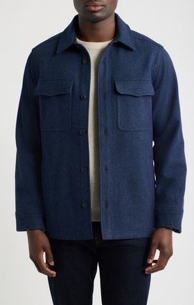 Pendleton Lawson Wool Coat in Navy Mix at Nordstrom, Size Xx-Large