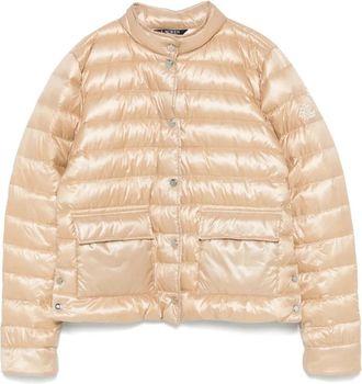 Ralph Lauren Sf dwn 23 ge&iuml;soleerde jas - Dames - Winterjassen - Beige - XL - Leer - Jassen