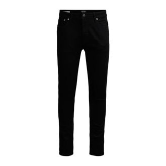 Jack & Jones Heren, Jeans, Zwart, Maat: W28 L32 Katoen