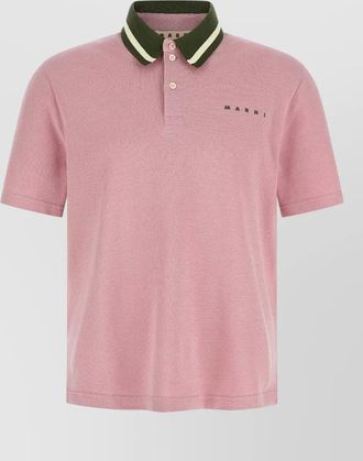 Marni cotton piqu&eacute; polo shirt
