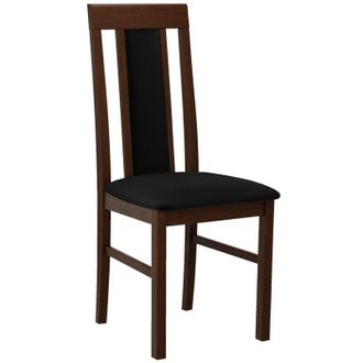 Mirjan24 Mobilier1 - Silla Victorville 165, Nuez, 96x43x40cm, Tapiz, De Madera, Madera, Muebles Ya Montados