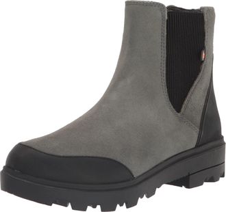 Bogs Womens Holly Chelsea Leather Boots - Green Ash
