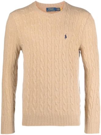 Ralph Lauren Beige Crewneck Sweater