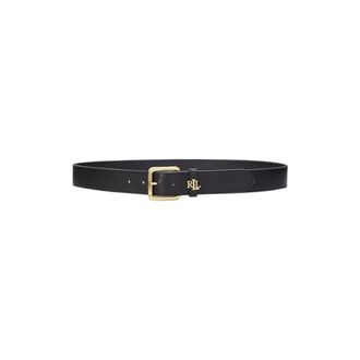 Ralph Lauren Cintur&oacute;n de Piel con Lazo de Logo - Accessories - Mujer - Negro - XS
