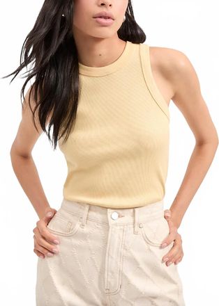 Veronica Beard Crop Jordyn Tank In Chamomille