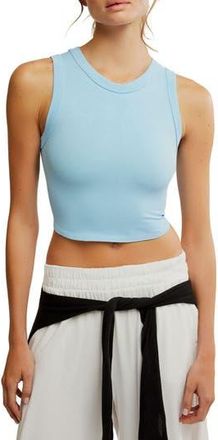 Free People FP Movement Free Throw Crop Muscle Tank Top in Oxford Blue at Nordstrom Rack, Size X-Large