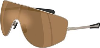 Moncler ME4011T TANIUM 1003F9 Mens Sunglasses Brown Size 145