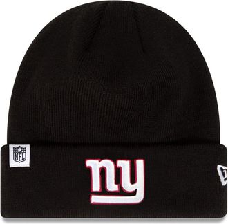New Era New York Giants Loop Label Knit Beanie NFL Cap Black