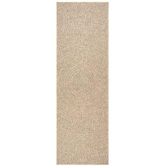 vidaXL Vidaxl - Alfombra zizur apariencia de yute interior y exterior 80x200 cm