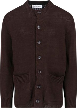 Our Legacy Brown Parlor Organic Cotton Cardigan