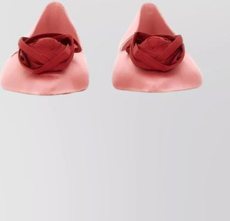 Roger Vivier silk ballerina shoes