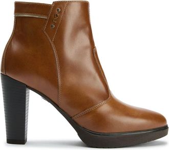 Nero Giardini Womens Nerogiardini Amalfi Boots - Tan Leather - Size UK 5