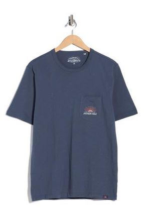 Faherty Jackson Hole Pocket T-Shirt in Dune Navy at Nordstrom Rack, Size Xx-Large
