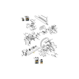 STIGA Sports Carteras De Arranque 480 Amarillo Ral 1006 Original Stiga - 383058003/0