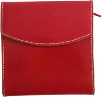 Ralph Lauren Pre-owned Wallets, female, Red, Size: ONE SIZE Pre-owned Leather Wallet