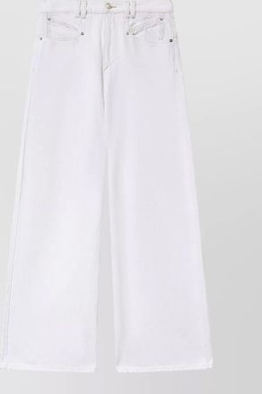 Isabel Marant high rise wide leg denim trousers