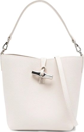 Longchamp Borsa a secchiello Le Roseau - Toni neutri