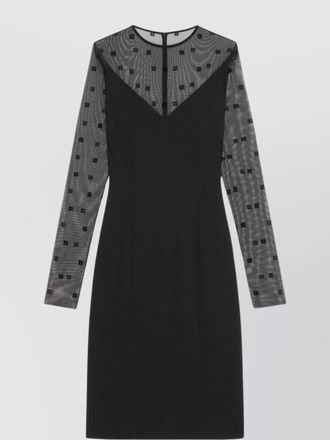 Givenchy 4g pattern midi dress