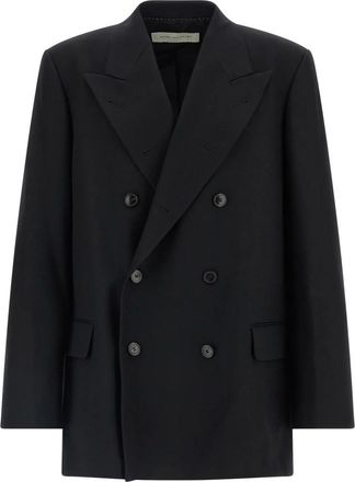 Dries Van Noten Kostuums, Heren, Zwart, L, Wol, Bosar Blazer